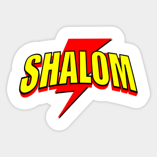 Yiddish: Shalom Sticker